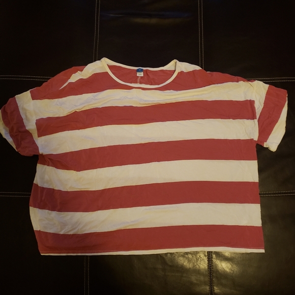 Striped Oversized T-Shirts - Picture 2 of 2